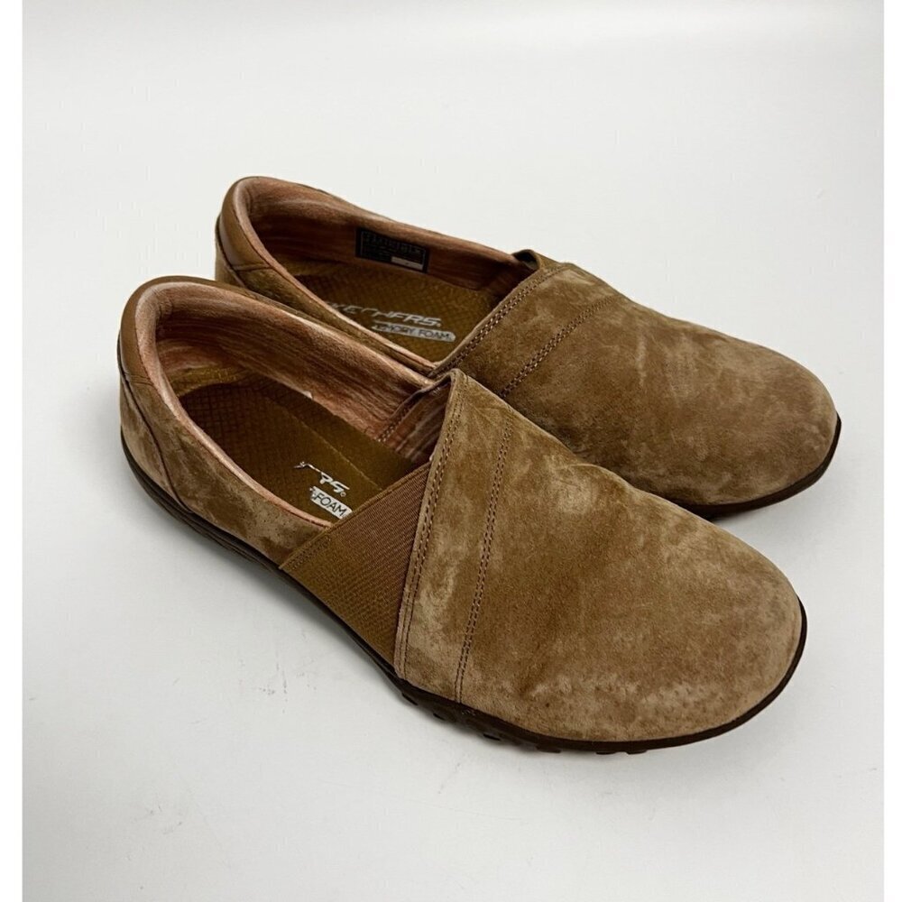 Skechers Sport Breathe Easy Kindred Loafers Comfort Shoes Brown Women's Sz 7